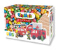 Playmais Fun to Play Firetruck Craft Set for Children from 3 Years I Educational Toy with More Than 500, 4 templates & Instructions I Natural Toy I Promotes Creativity & fine Motor Skills