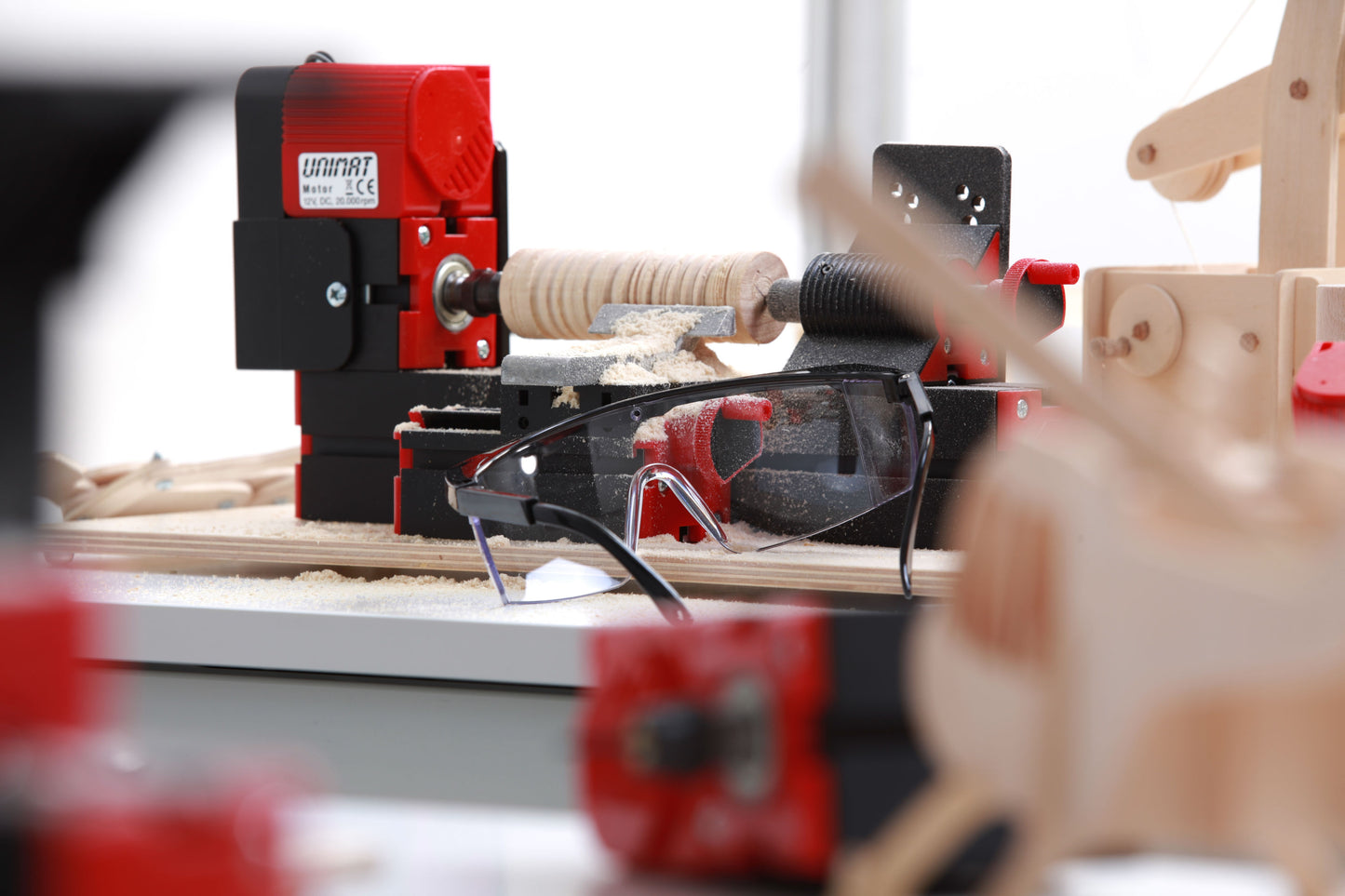 TheCoolTool Unimat 1 Basic 4-in-1 Multi-Functional Child Friendly Woodworking Kit