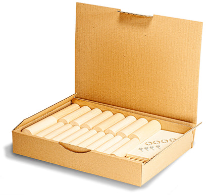 Material pack for turning and sawing